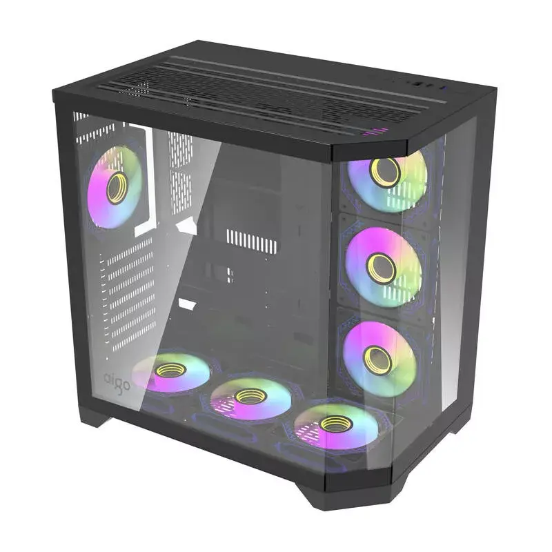 Tietokonekotelo Darkflash FT418 PRO, ATX, musta