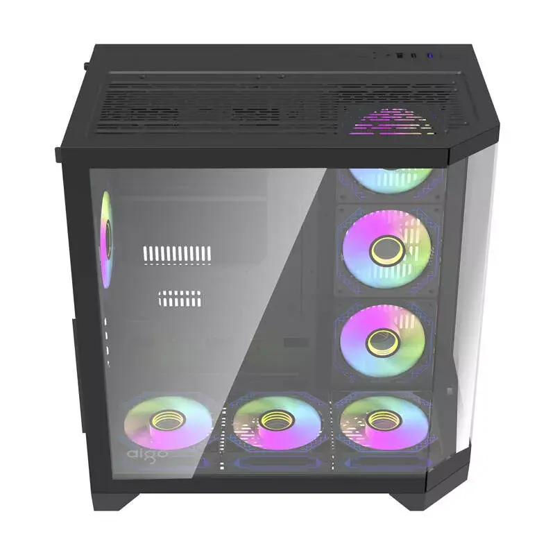 Tietokonekotelo Darkflash FT418 PRO, ATX, musta