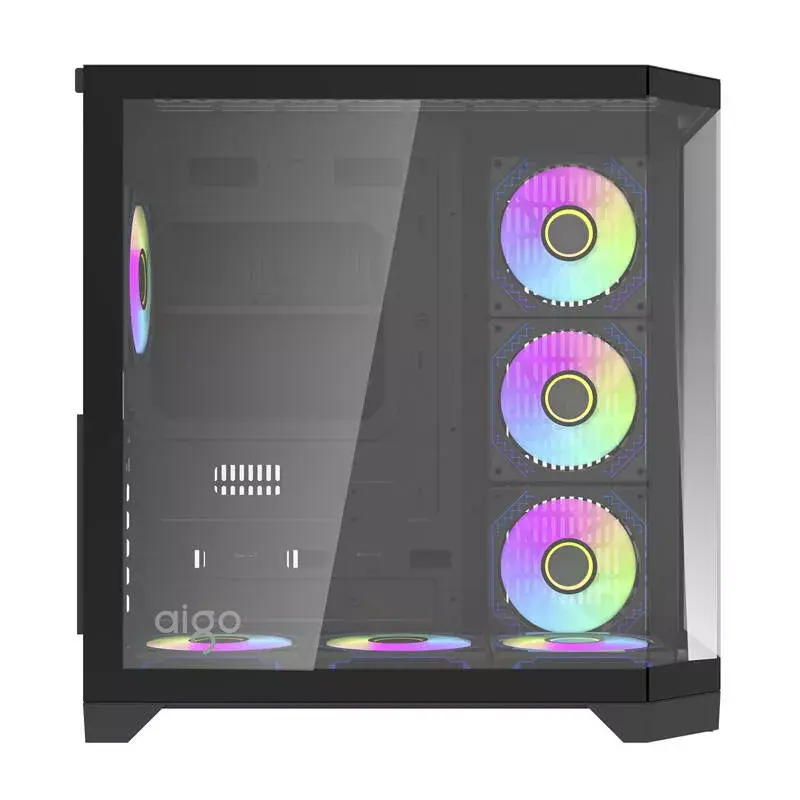 Tietokonekotelo Darkflash FT418 PRO, ATX, musta