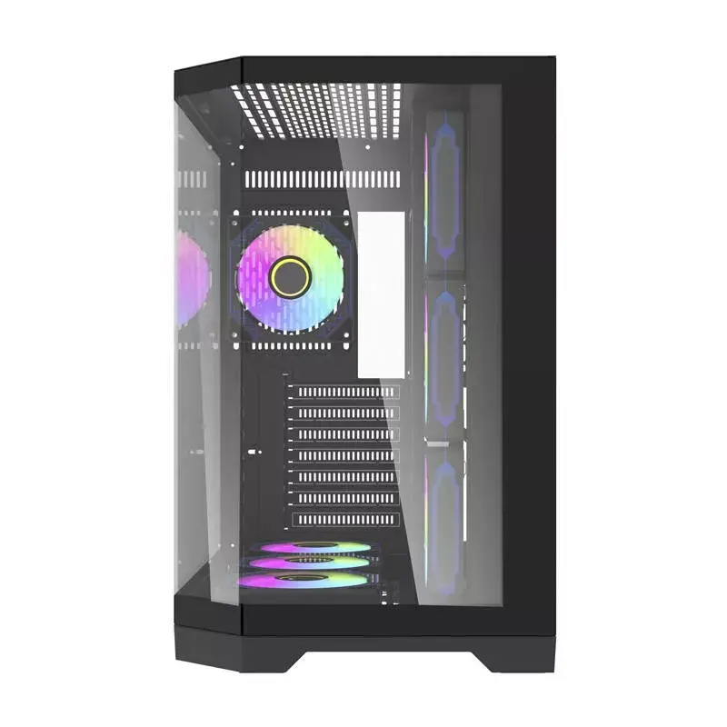 Tietokonekotelo Darkflash FT418 PRO, ATX, musta