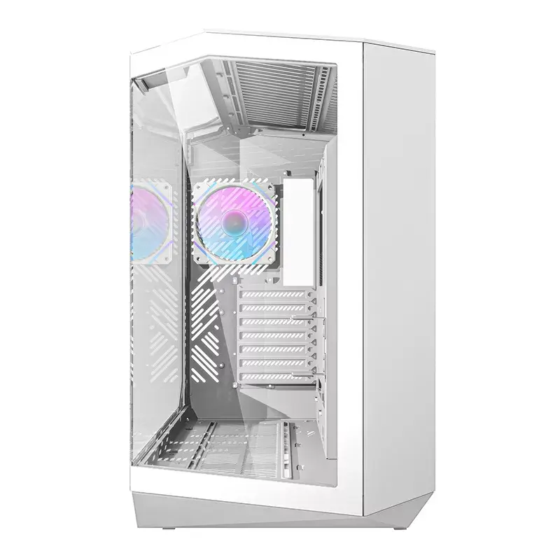 Tietokonekotelo Darkflash DY470 ATX valkoinen