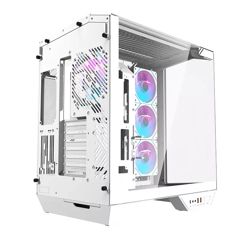 Tietokonekotelo Darkflash DY470 ATX valkoinen