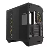 Tietokonekotelo Darkflash DY470 ATX musta 4 tuulettimella ja GPU-telineellä