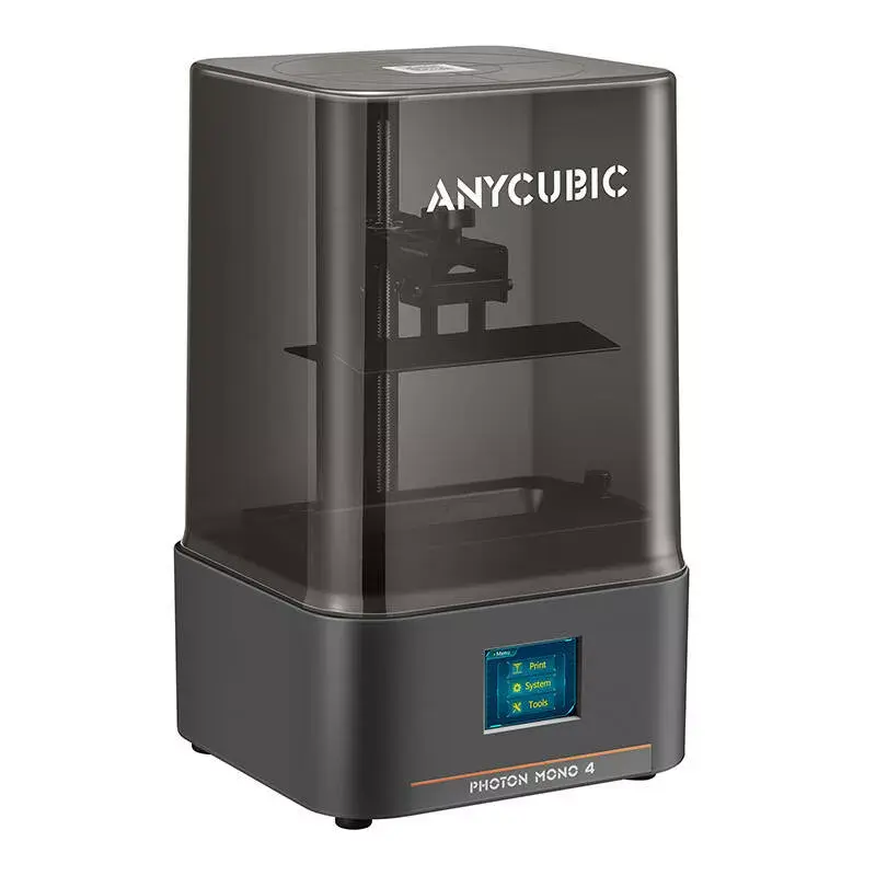 Hartsipohjainen 3D-tulostin AnyCubic Photon Mono 4 PM40BK0A-O — 4K-monokromi-LCD, pöytämalli