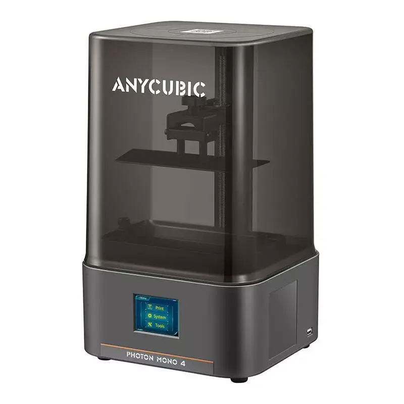 Hartsipohjainen 3D-tulostin AnyCubic Photon Mono 4 PM40BK0A-O — 4K-monokromi-LCD, pöytämalli