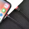 USB-A - Lightning -kaapeli Baseus CALKLF-C19 2 m – alumiinikotelo, 1,5 A, musta/punainen