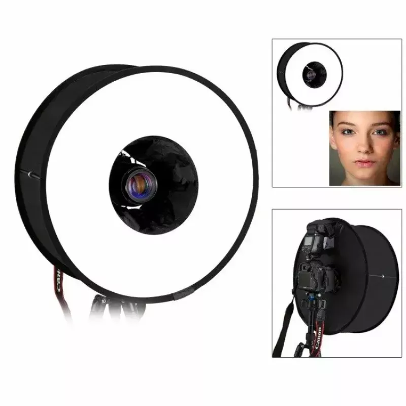 Softbox-hajotin Puluz PU5145 45 cm pyöreä kevyt valokuvausvalaistukseen