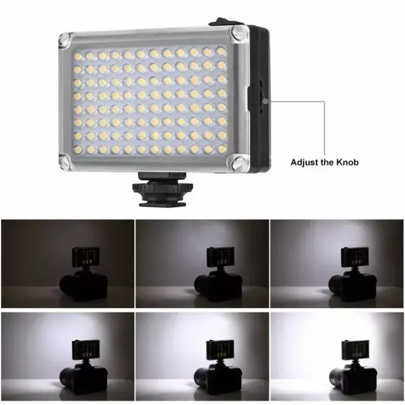 Puluz PU4096 LED video-/valokuvausvalo, 860 lm