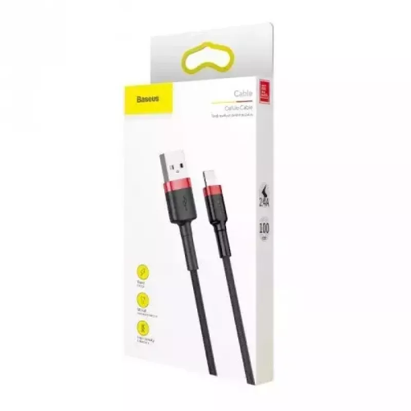 Lightning-kaapeli Baseus CALKLF-A19 0,5 m musta