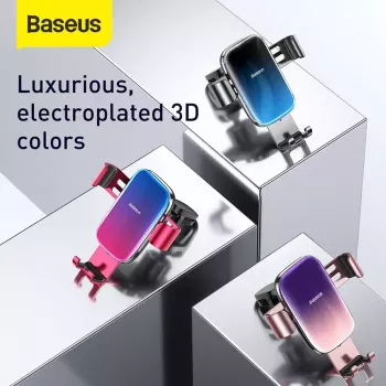 Passiivinen teline Baseus Glaze Gravity matkapuhelimelle musta