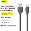 USB 2.0 -datakaapeli Baseus Jelly Lightning - USB-A 1,2 m, musta