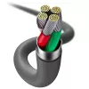 USB 2.0 -datakaapeli Baseus Jelly Lightning - USB-A 1,2 m, musta