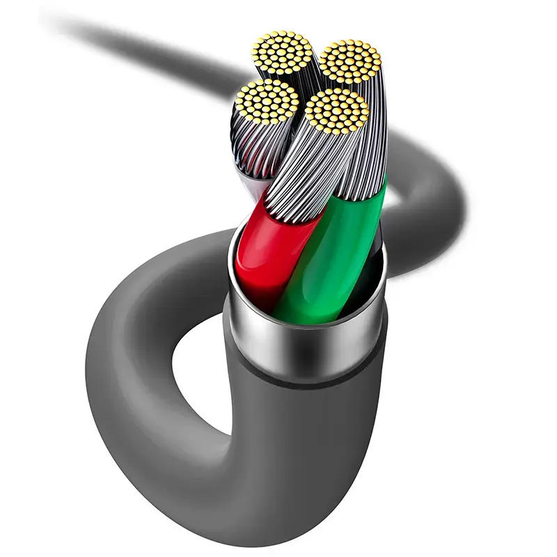 USB 2.0 -datakaapeli Baseus Jelly Lightning - USB-A 1,2 m, musta