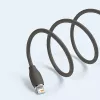 USB 2.0 -datakaapeli Baseus Jelly Lightning - USB-A 1,2 m, musta