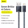 Baseus Dynamic 2 m harmaa Lightning - USB-A -kaapeli