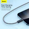 Baseus Dynamic 2 m harmaa Lightning - USB-A -kaapeli
