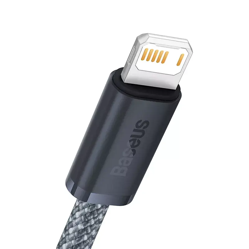 Baseus Dynamic 2 m harmaa Lightning - USB-A -kaapeli