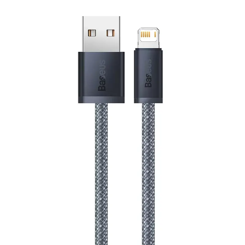 Baseus Dynamic 2 m harmaa Lightning - USB-A -kaapeli