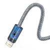 Baseus Dynamic 2 m harmaa Lightning - USB-A -kaapeli