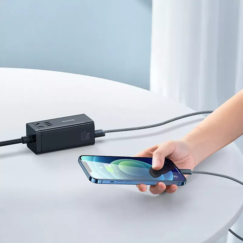Baseus Dynamic 2 m harmaa Lightning - USB-A -kaapeli