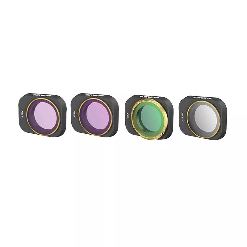 Suodatinsarja Sunnylife DJI Mini 3 Pro – UV, CPL, ND4, ND8 (4 kpl:n sarja)