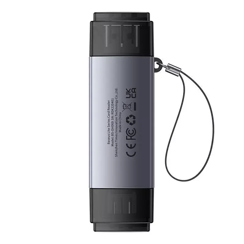 Kortinlukija Baseus muistikortinlukija Lite Series WKQX060113 USB- ja USB-C-tuki