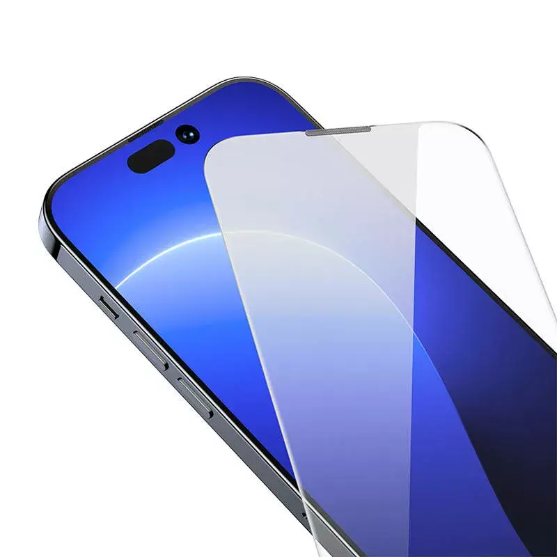 Karkaistu lasi näytönsuojakalvo Baseus Crystal iPhone 14 Pro 0,3 mm, pölytiivis, 2 kpl