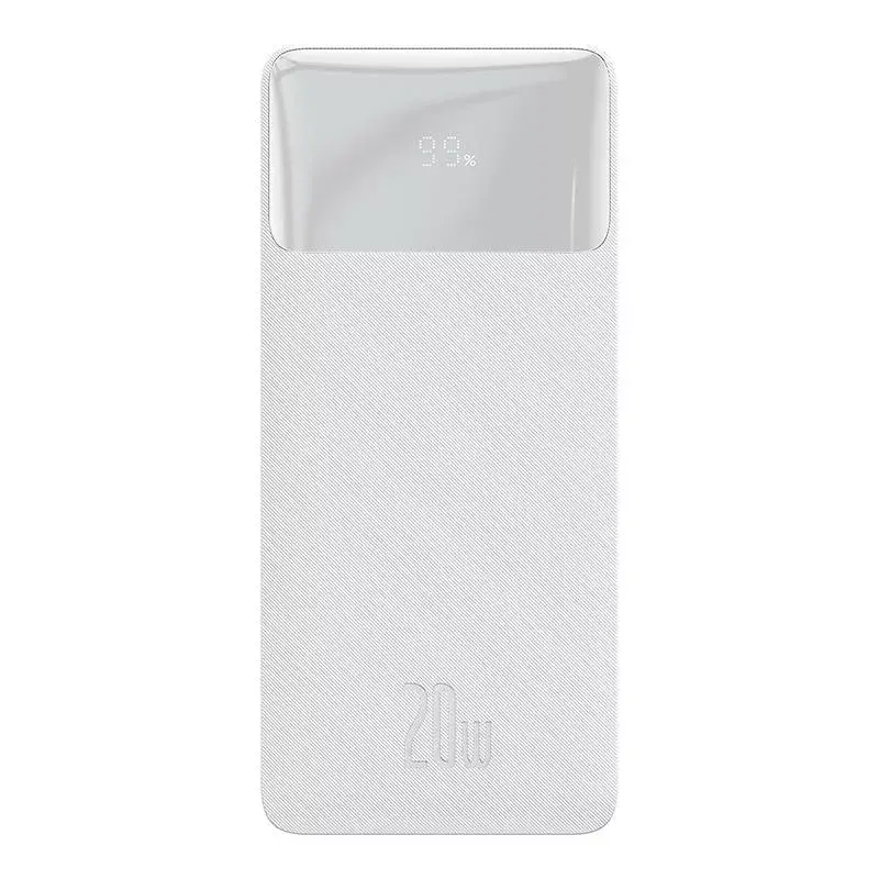 Powerbank Baseus Bipow 10000mAh, 20W (valkoinen)