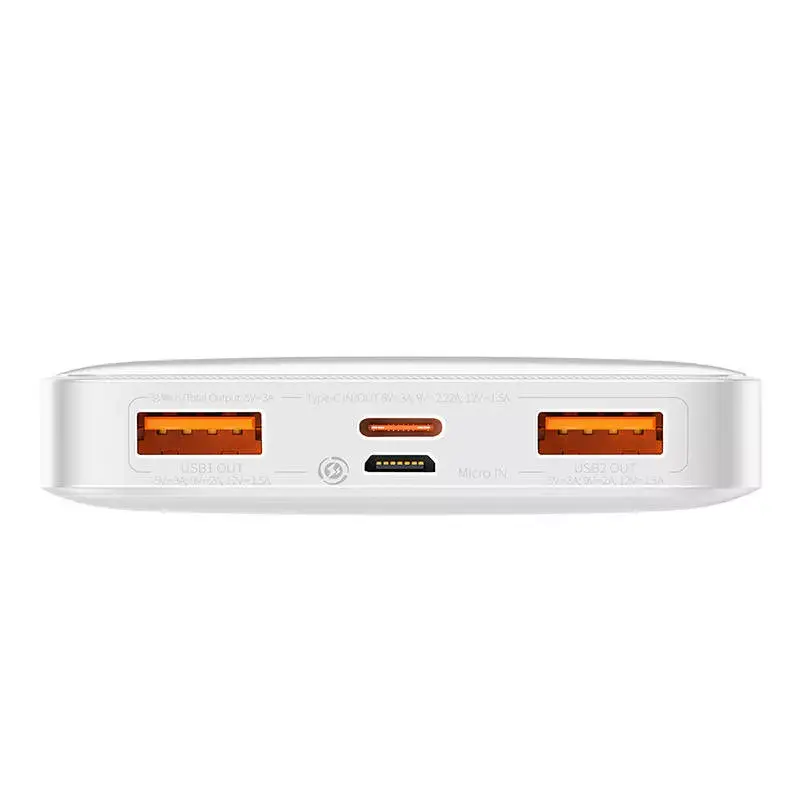 Powerbank Baseus Bipow 10000mAh, 20W (valkoinen)