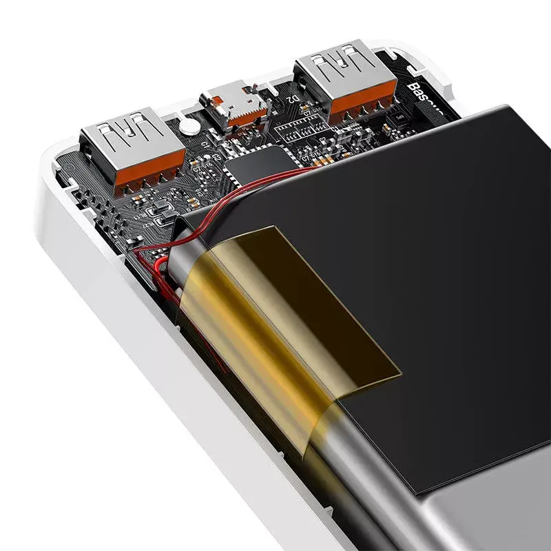 Powerbank Baseus Bipow 10000mAh, 20W (valkoinen)