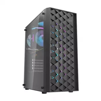Darkflash DK351 tietokonekotelo, ATX, musta