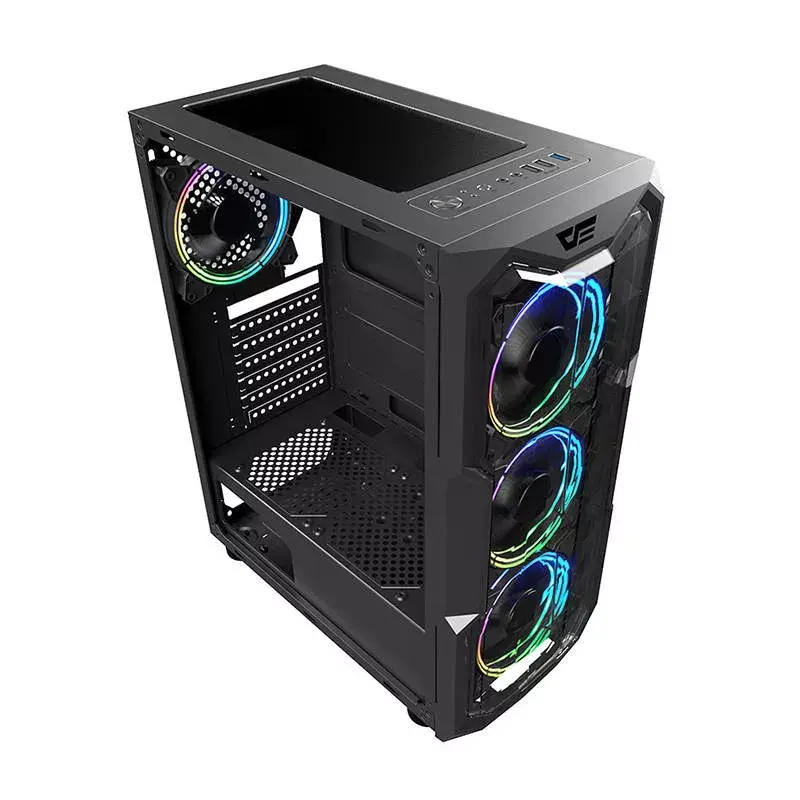Tietokonekotelo Darkflash Aquarius Acrylic ATX musta