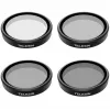 Telesin suodatinsarja DJI Osmo Action 3/4/5 -malliin – CPL, ND8, ND16, ND32 (4 kpl sarja)