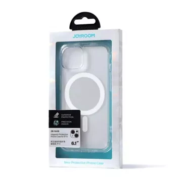 Suojaava läpinäkyvä magneettikotelo Joyroom JR-14H5 iPhone 14 MagSafe -malliin magneettirenkaalla, kirkas kuori