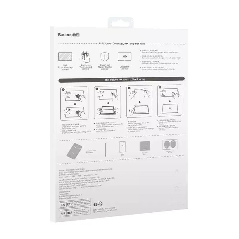 Näytönsuojakalvo lasi Baseus Crystal Huawei MatePad Pro 11 -tabletille — karkaistu 0,3 mm
