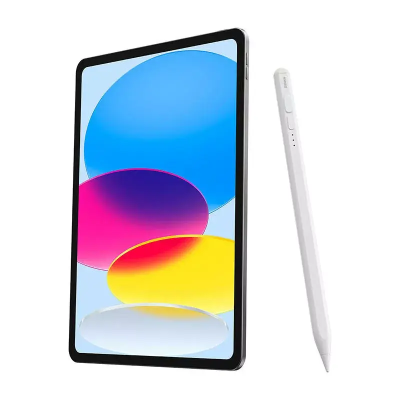 Stylus Baseus SXBC060402 Active LED-merkkivaloilla — valkoinen