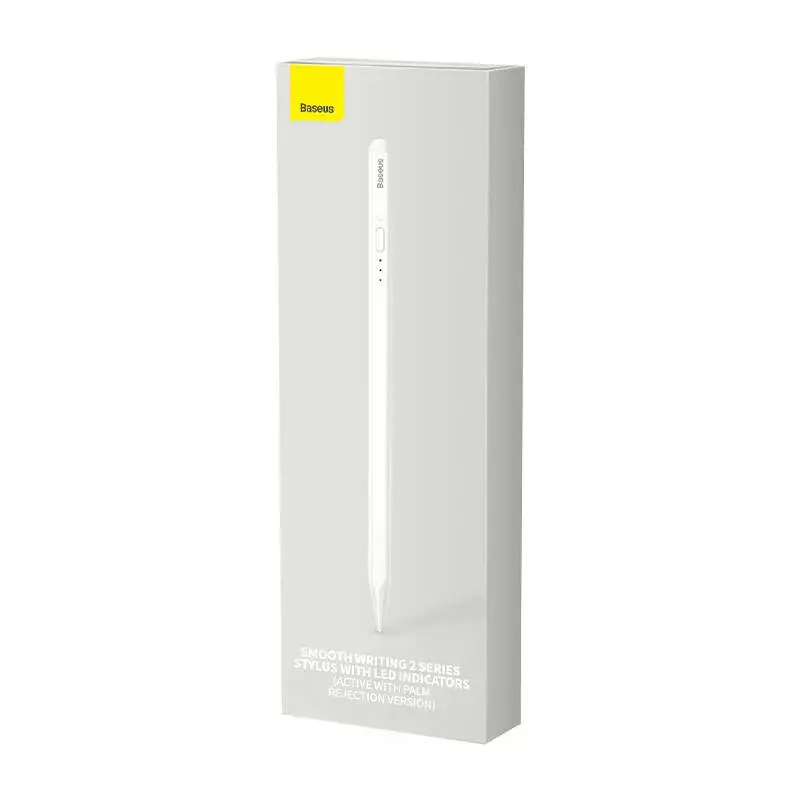 Stylus Baseus SXBC060402 Active LED-merkkivaloilla — valkoinen
