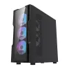 Darkflash DK431 Glass tietokonekotelo, ATX, musta