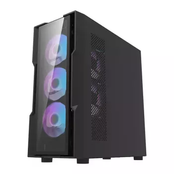 Darkflash DK431 Glass tietokonekotelo, ATX, musta