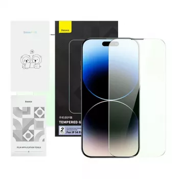 Näytönsuojalasi Baseus Tempered Glass Crystal Series iPhone 14 Pro -puhelimelle sinivalosuodattimella