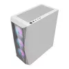 Darkflash DK352 Plus tietokonekotelo ATX musta ja valkoinen