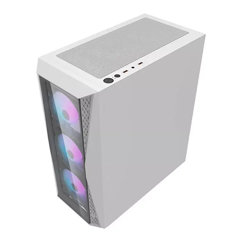 Darkflash DK352 Plus tietokonekotelo ATX musta ja valkoinen