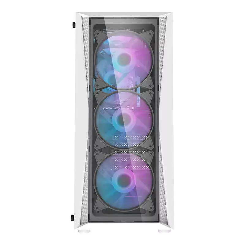 Darkflash DK352 Plus tietokonekotelo ATX musta ja valkoinen