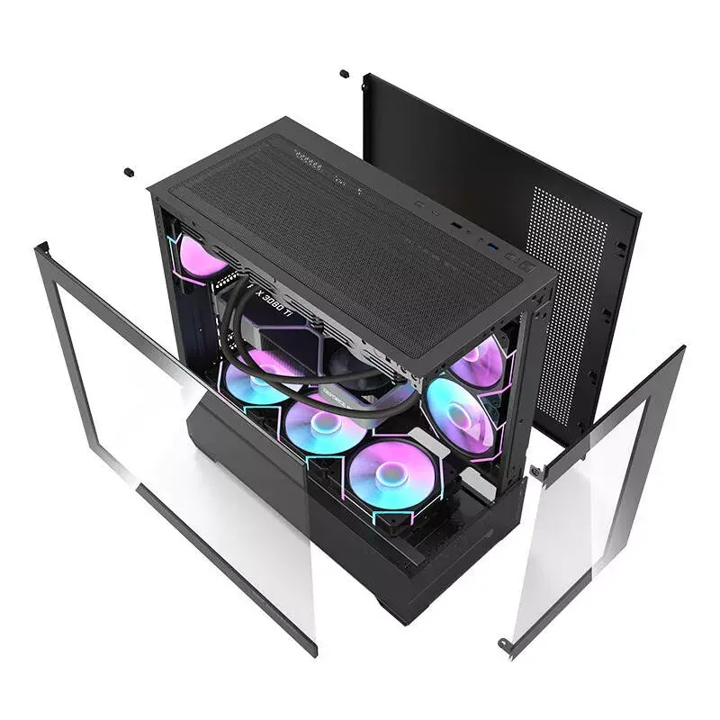 Tietokonekotelo Darkflash DS900 AIR ATX musta