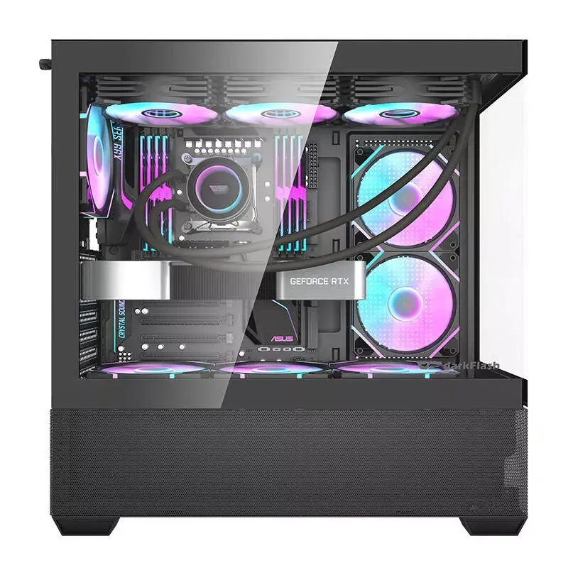 Tietokonekotelo Darkflash DS900 AIR ATX musta