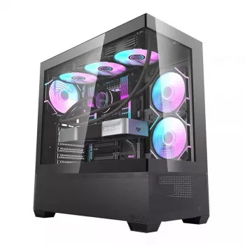 Tietokonekotelo Darkflash DS900 AIR ATX musta