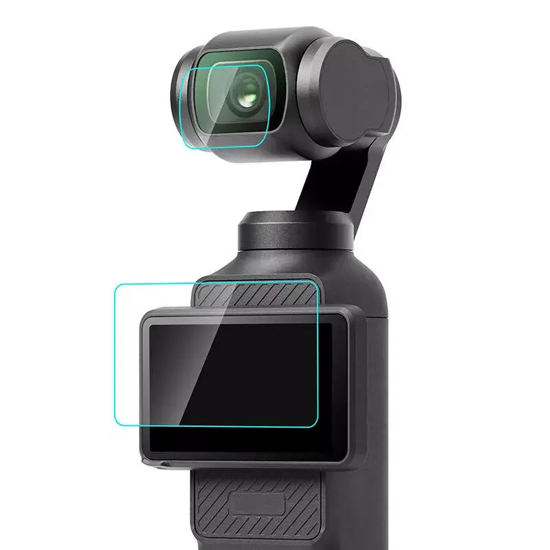 Karkaistu linssi- ja näyttösuojalasi Puluz DJI OSMO Pocket 3 PU950T