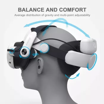 Päänauha akkuyksiköllä BOBOVR M3 Pro Oculus Quest 3:lle