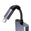 2-in-1 äänisovitin Joyroom SY-L01 Lightning 3,5 mm + Lightning, musta