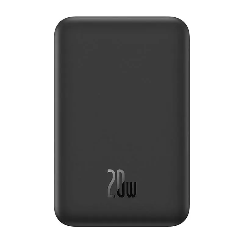 Magneettinen mini-varavirtalähde Baseus 5000mAh 20W (musta)